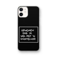 Schotelvod: iPhone 12 mini Transparant Hoesje