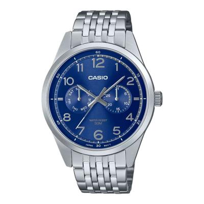 Horloge Heren Casio MTP-E340D-2AVDF Zilverkleurig (Ø 42 mm)