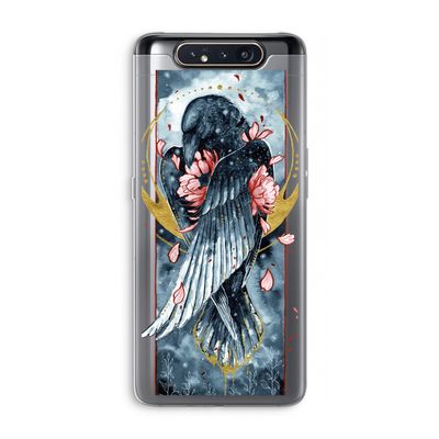 Golden Raven: Samsung Galaxy A80 Transparant Hoesje