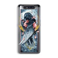 Golden Raven: Samsung Galaxy A80 Transparant Hoesje