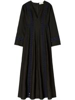 Tory Burch robe-caftan Yoyo à ornements - Noir - thumbnail