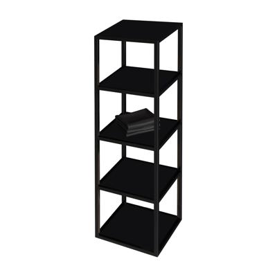 Kolomkast Open BWS Sharp 35x35x135 cm Mat Zwart