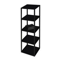 Kolomkast Open BWS Sharp 35x35x135 cm Mat Zwart