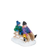 Kids on the sleigh l3,5xw5xh4,5 cm - Luville