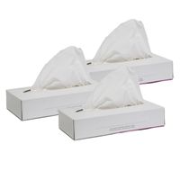 3x doosjes met 100x stuks 2-laags papieren tissues