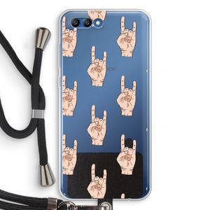 Rock: Honor 10 Transparant Hoesje met koord
