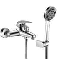 Koperen eenvoudige twee-Speed douche set
