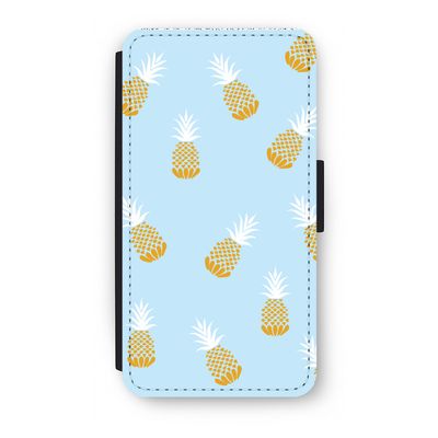 Ananasjes: iPhone X Flip Hoesje