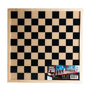 Houten schaakbord/dambord 40 x 40 cm