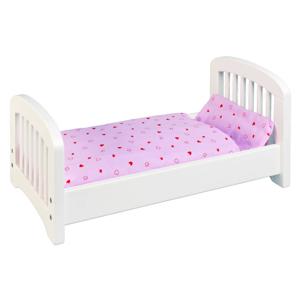 Goki HOUTEN POPPENBED 54 X 29 X 25 CM WIT