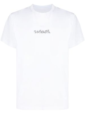 Maharishi t-shirt en coton biologique à logo imprimé - Blanc