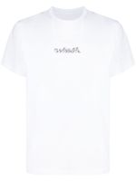 Maharishi t-shirt en coton biologique à logo imprimé - Blanc