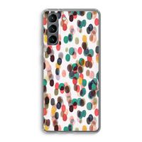 Tropical Dots: Samsung Galaxy S21 Transparant Hoesje Tropical Dots: Samsung Galaxy S21 Transparant Hoesje