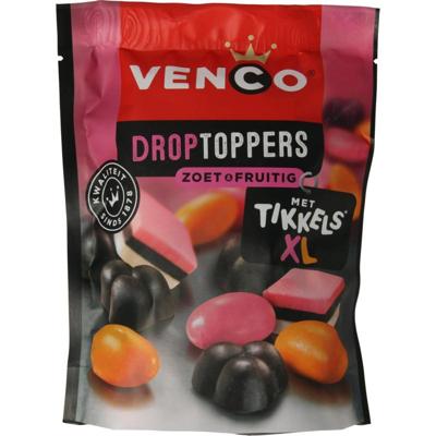 Venco Droptoppers zoet & fruitig