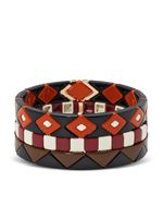 Roxanne Assoulin bracelets The Palazzo (lot de trois) - Rouge