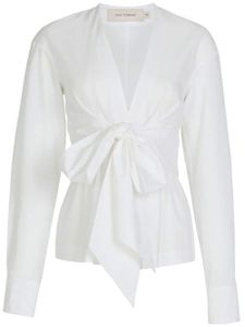 Silvia Tcherassi blouse Saanvi en lin - Blanc