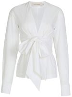 Silvia Tcherassi Saanvi linen blouse - Blanc