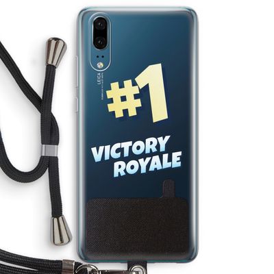 Victory Royale: Huawei P20 Transparant Hoesje met koord