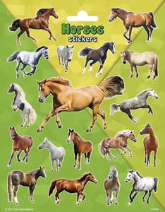 Paarden Stickervel Set Horses