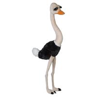 Nature Planet grote pluche struisvogel knuffel dier - 100 cm - Knuffeldieren