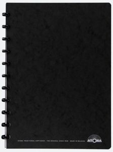 Atoma meetingbook, ft A4, zwart, geruit 5 mm