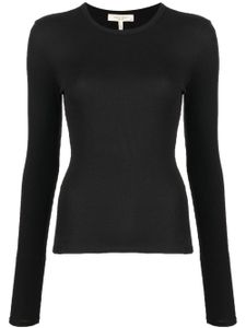 rag & bone long-sleeved organic-cotton top - Noir