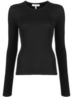 rag & bone long-sleeved organic-cotton top - Noir