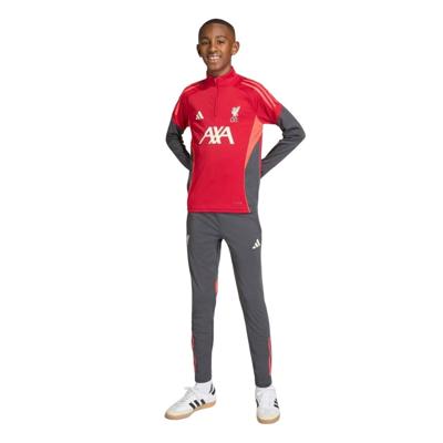 adidas Liverpool Trainingspak 1/4-Zip 2025-2026 Kids Rood Grijs Zilver adidas Liverpool Trainingspak 1/4-Zip 2025-2026 Kids Rood Grijs Zilver