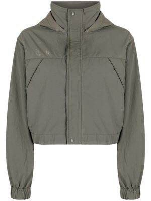 izzue veste à logo imprimé - Vert