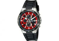 Horlogeband Casio 10421436 / EFR-519-1A4V / EFR-519-1A54 Kunststof/Plastic Zwart 12mm