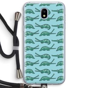 Kroko: Samsung Galaxy J5 (2017) Transparant Hoesje met koord