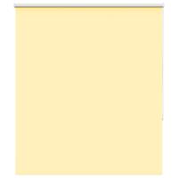 VidaXL Rolgordijn verduisterend 130x175 cm stofbreedte 126,6 cm geel