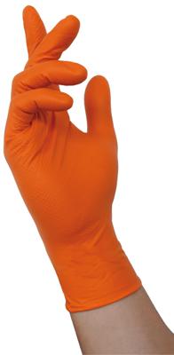 NITRAS SAFETY Nitril gloves gr. m orange tough grip n 50pcs