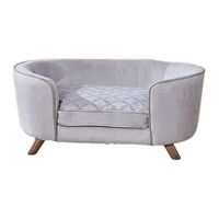 Enchanted pet Enchanted hondenmand / sofa quicksilver zilverkleurig