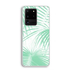 Palmbladeren: Samsung Galaxy S20 Ultra Transparant Hoesje