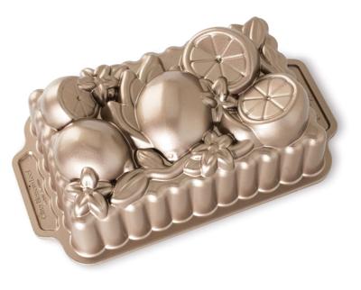 Nordic Ware Cakevorm / Broodbakvorm Citrus Blossom Loaf Pan Koper 22 x 15 cm / 1.4 liter