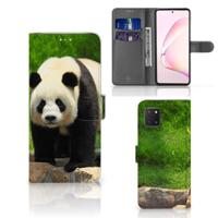 Samsung Note 10 Lite | Telefoonhoesje | Met pasjeshouder | Panda