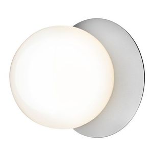 Nuura Liila 1 Medium Wandlamp - Zilver - Opaal