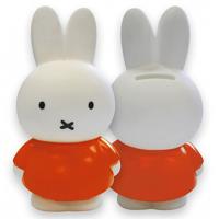 Nijntje spaarpot oranje/wit - 12 cm - kunststof - met opening - Dieren/konijnen Nijntje spaarpot oranje/wit - 12 cm - kunststof - met opening - Dieren/konijnen