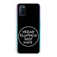 Vriendelijkheid: Oppo A52 Transparant Hoesje