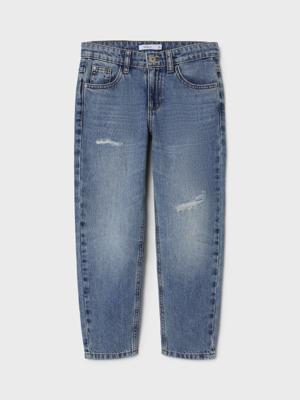 Name it zomer jeansbroek jongens - donker blauw - tapered fit - NkmSilas