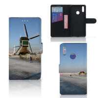 Huawei Y7 (2019) Flip Cover Schaatsers