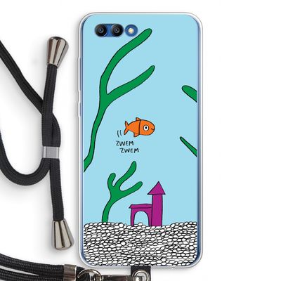Aquarium: Honor 10 Transparant Hoesje met koord