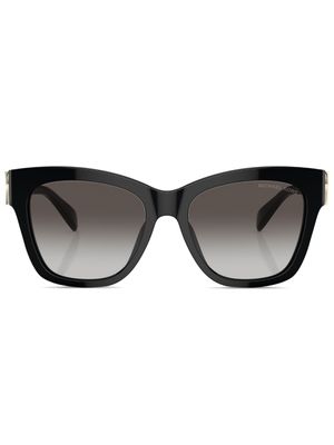 Michael Kors lunettes de soleil à plaque logo - Noir