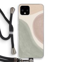 Geo #6: Pixel 4 Transparant Hoesje met koord