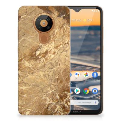 Nokia 5.3 | TPU | Siliconen hoesje | Marmer Creme