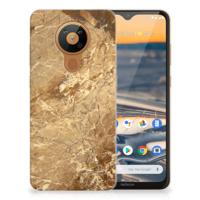 Nokia 5.3 | TPU | Siliconen hoesje | Marmer Creme Nokia 5.3 | TPU | Siliconen hoesje | Marmer Creme