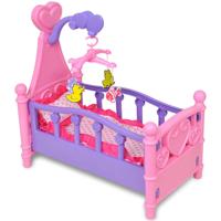 VidaXL Poppenbed voor kinderen kinderkamer roze + paars VidaXL Poppenbed voor kinderen kinderkamer roze + paars