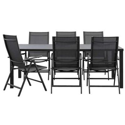 Le Sud tuinset Ronda Limousin - antraciet - 7-delig