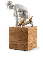 Lladró sculpture Hermes en porcelaine - Blanc